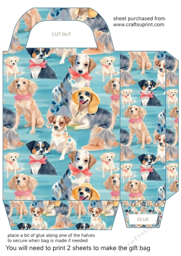 Summer dogs gift bag 10