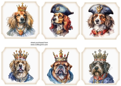 6 Fairy tale dog toppers 3