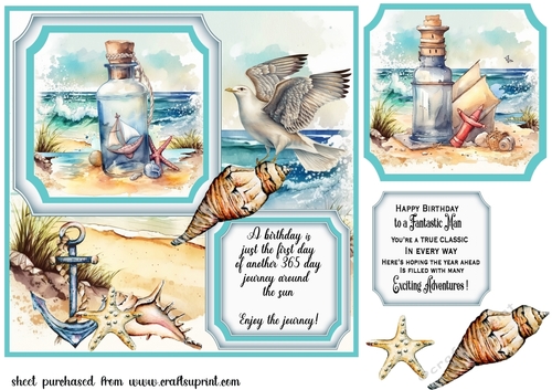 Message in a bottle card front 2