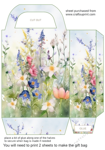 Spring garden gift bag 1