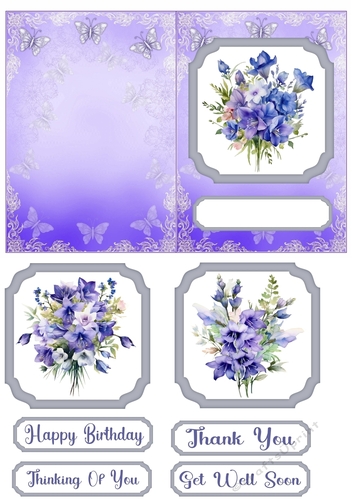 Canterbury and Bluebells c6 card 3