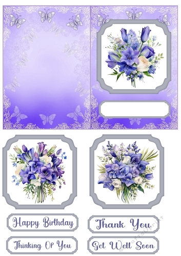 Canterbury and Bluebells c6 card 5