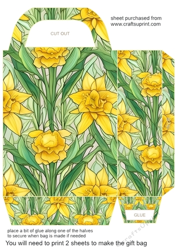 Daffodil gift bag 3
