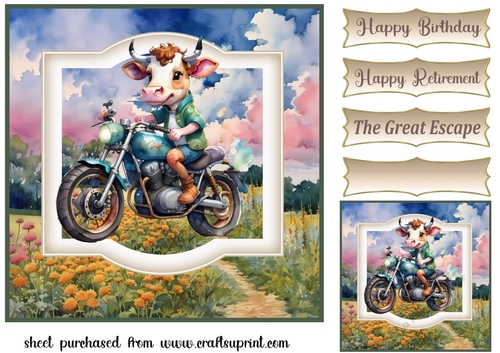 The great escape card front 1