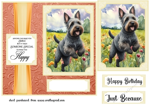 Someone special Scottie card front 1