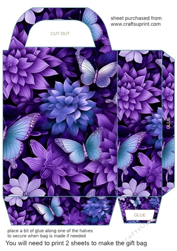 Bold floral gift bag 2
