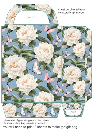 Bold floral gift bag 3