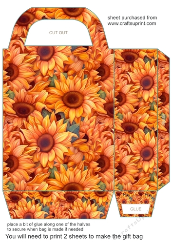 Bold floral gift bag 4