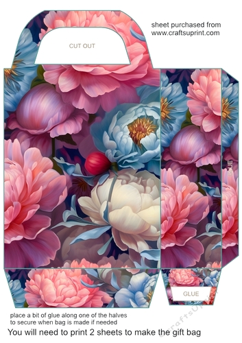 Bold floral gift bag 5