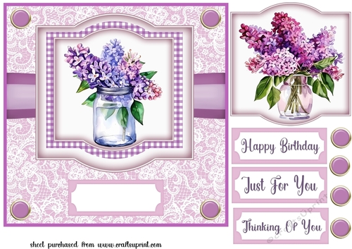 Lilacs card front 1