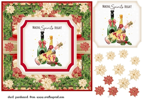 Christmas cocktails card front 2