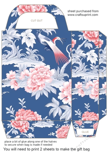 Classic Chinoiserie gift bag 4