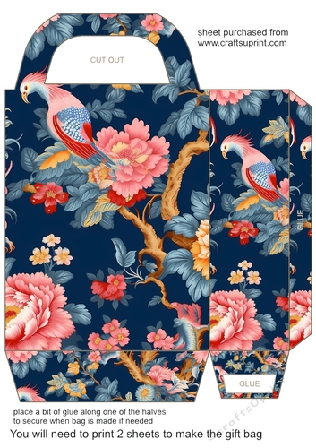 Classic Chinoiserie gift bag 8
