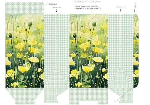 Buttercup field pinch bag 2