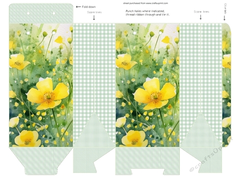 Buttercup field pinch bag 3