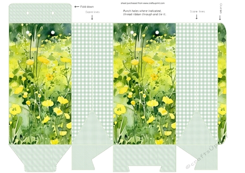Buttercup field pinch bag 4