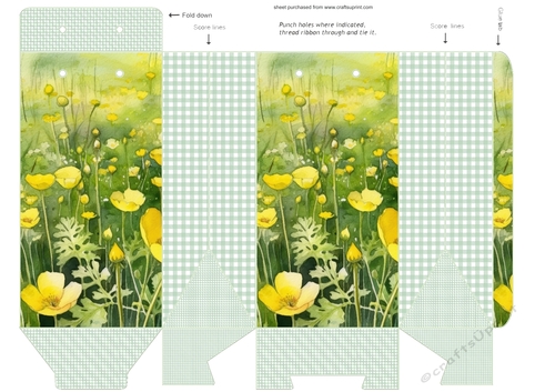 Buttercup field pinch bag 5