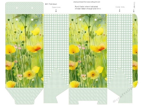 Buttercup field pinch bag 6