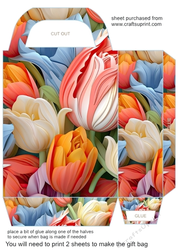 Tulips gift bag 1