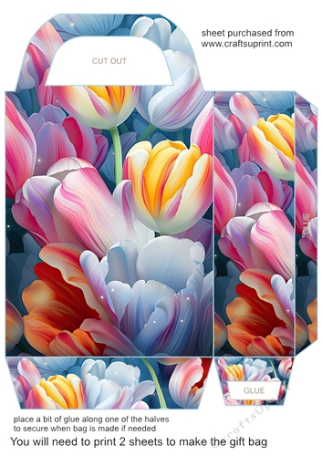 Tulips gift bag 2