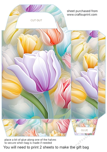 Tulips gift bag 3