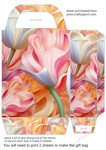 Tulips gift bag 4