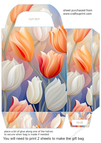 Tulips gift bag 7