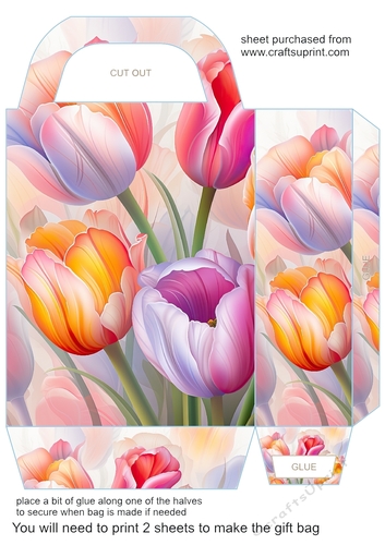 Tulips gift bag 8