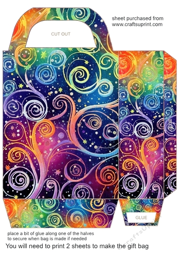 All about the rainbow gift bag 10