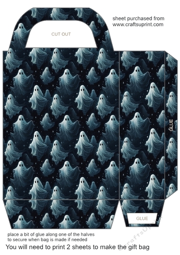 Halloween ghosts gift bag 2