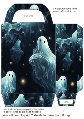 Halloween ghosts gift bag 4