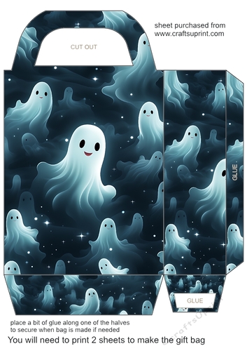 Halloween ghosts gift bag 5