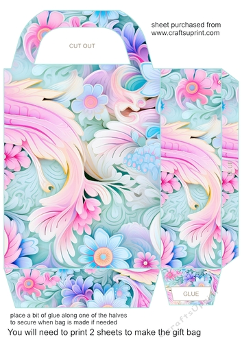 Boho rainbow gift bag 11