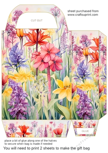 Wild flowers gift bag 2