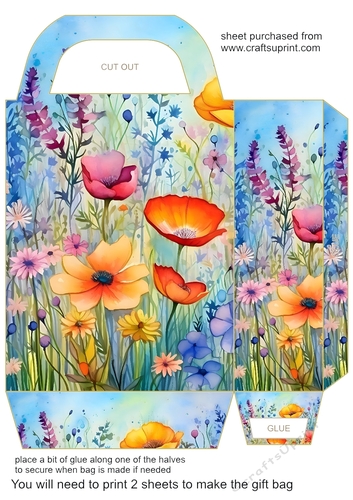 Wild flowers gift bag 5