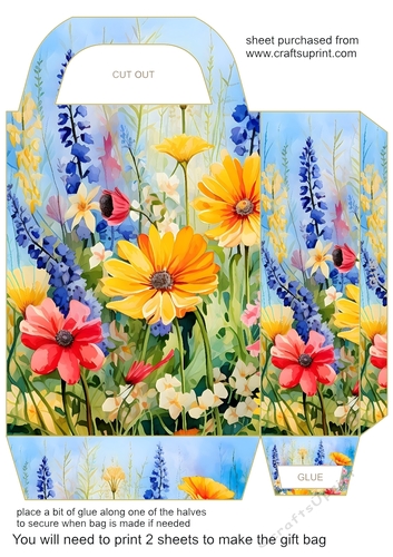 Wild flowers gift bag 7