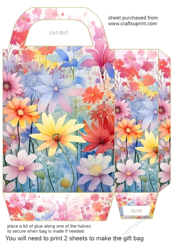 Wild flowers gift bag 10