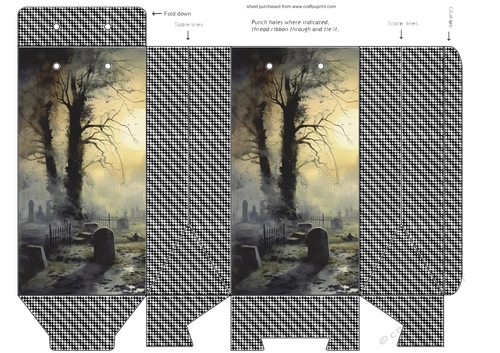 Ghostly graveyard pinch bag 6