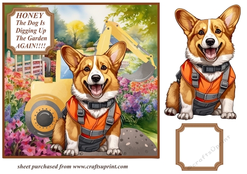 Dogs been digging garden card front 3
