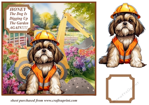 Dogs been digging garden card front 4