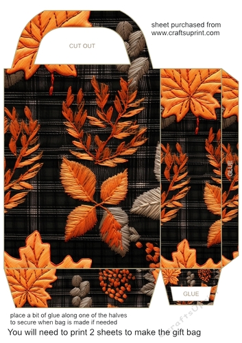 Cosy Autumn gift bag 13