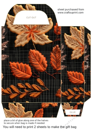 Cosy Autumn gift bag 14
