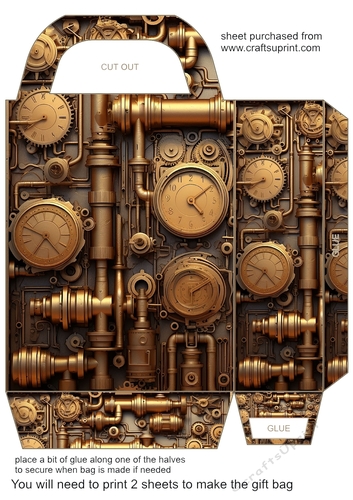 Steampunk gift bag (n) 1