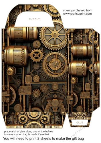Steampunk gift bag (n) 2