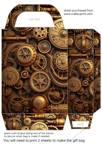 Steampunk gift bag (n) 3