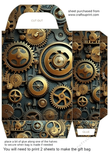 Steampunk gift bag (n) 4