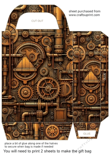 Steampunk gift bag (n) 5