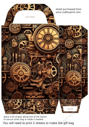 Steampunk gift bag (n) 6