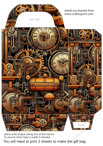 Steampunk gift bag (n) 8