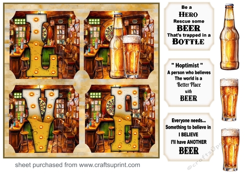 LOVE beer card front